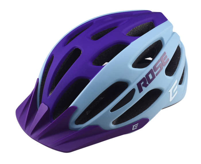 Cyklistická prilba Extend ROSE light blue-night violet, XS/S (52-55 cm) matt