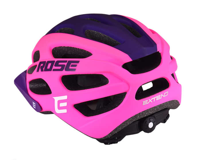 Cyklistická prilba Extend ROSE pink-night violet, XS/S (52-55 cm) matt