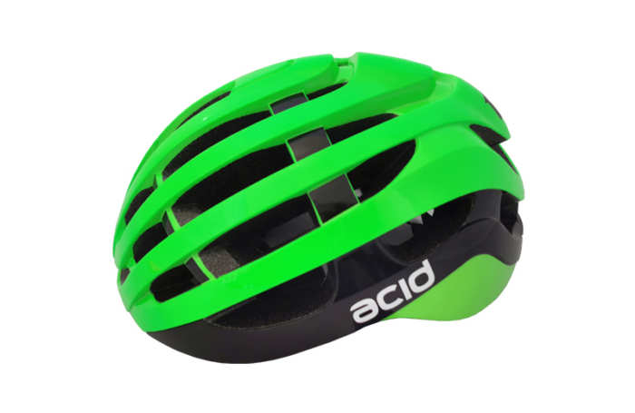 Cyklistická prilba ACID, M/L (58-61cm), green-black, shine