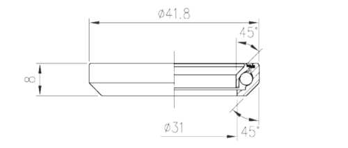 Ložisko FSA TH-870 SuperLight (MR042R) 1-1/8"