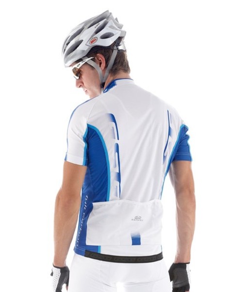 Cyklistický dres pánsky GIESSEGI Shade bielo/modrý M