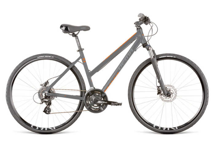 Bicykel Dema LOARA 5 grey-orange M/19'